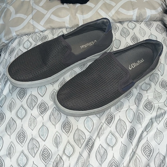 Olukai  Lae\'ahi Men\'s Slip On Shoes 10443-PVPV  Gray  Size 9 main image 5